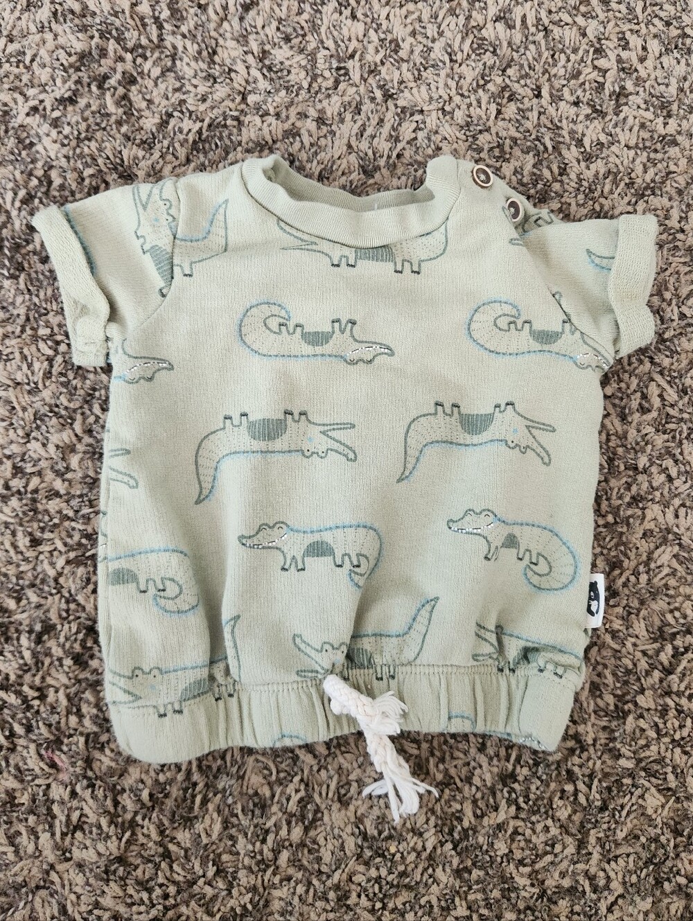 Rabbit & Bear Organic Crocodile Shirt